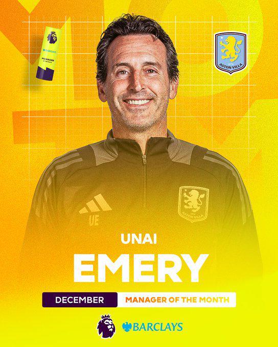 LOL沙特杯赛程-官方：埃梅里当选英超12月最佳主帅，当月联赛6胜1负